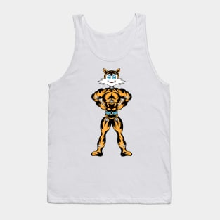 Calvin and Hobbes - Cool Muscles with a Cute Smile Tank Top